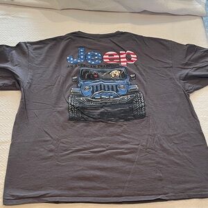 Jeep Men's Charcoal Adventure Tee